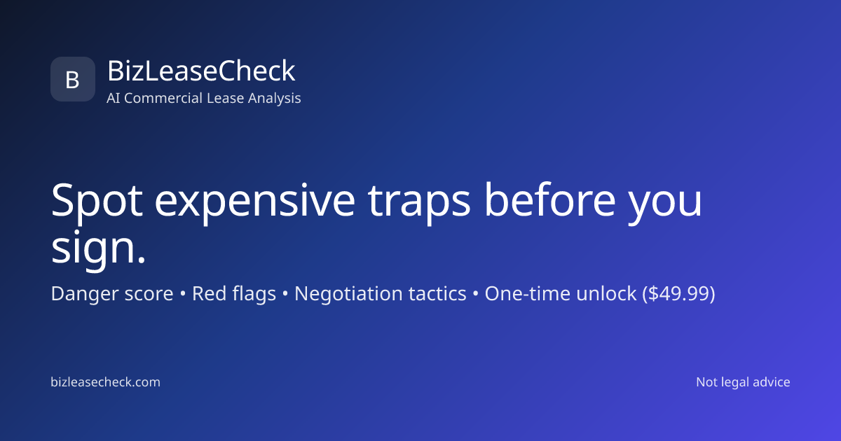 BizLeaseCheck Screenshot